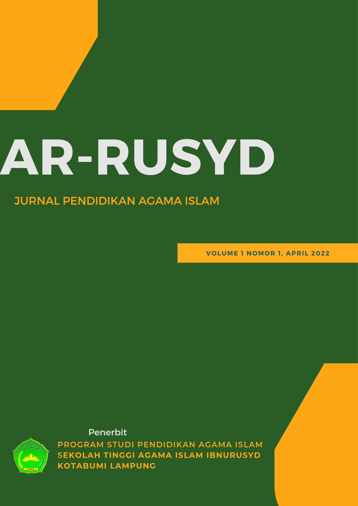 					View Vol. 5 No. 1 (2026): Ar-Rusyd: Jurnal Pendidikan Agama Islam 
				